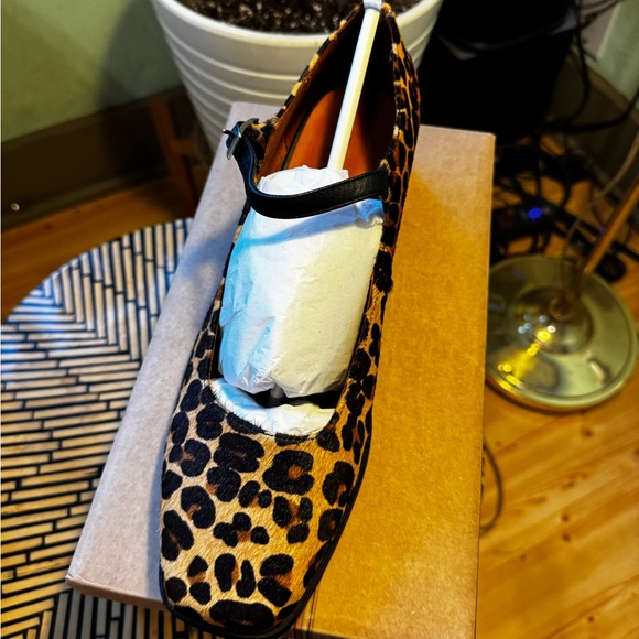 Gorgeous Anthropologie/Mauve Mary Jane Block Heels❤️ NIB EU 41 10/10.5 Leopard - Picture 7 of 7